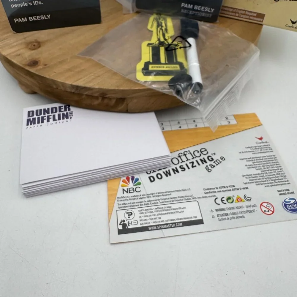 The Office Downsizing Board Game (2019) Dunder Mifflin Fun Family Card Game